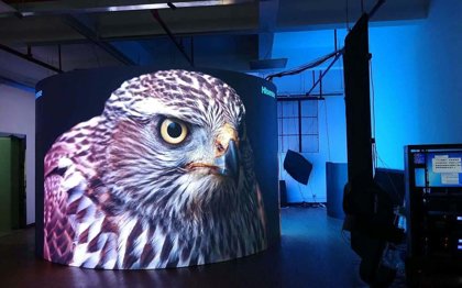 P2 4:3 XGA indoor LED screen 224cm x 160cm