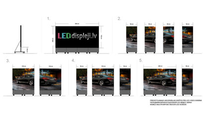 P2.5 16:9 HD MOBILE INDOOR LED SCREEN 384cm x 192cm