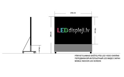 P2.5 4:3 XGA MOBILE INDOOR LED SCREEN 256cm x 192cm