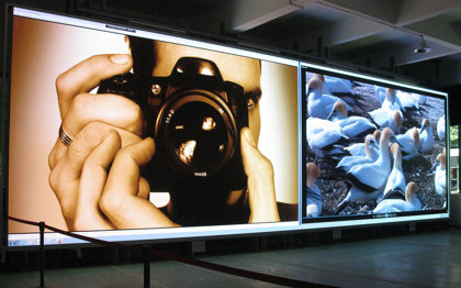 P2.5 16:9 HD indoor LED screen 384cm x 192cm