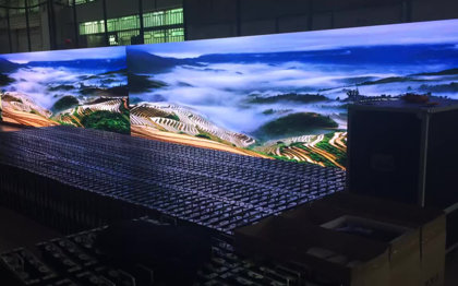 P4 indoor 16:9 HD LED screen 512cm x 288cm